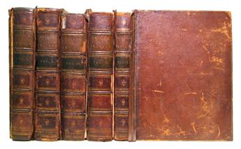 TRAVEL  BRUCE, JAMES. Travels to Discover the Source of the Nile, in the Years 1768, 1769, 1770, 1771, 1772, and 1773.  5 vols.  1790